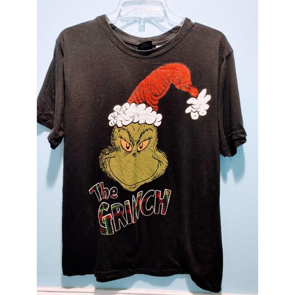 DR SUESS Other - DR SUESS THE GRINCH SANTA TSHIRT MEDIUM